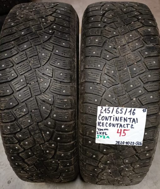 215/65R16 Continental IceContact 2 nasta 4mm / 5V2A