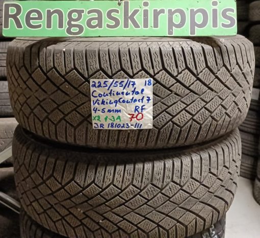 225/55R17 Continental VikingContact 7 kitka 4-5mm / 1-3A