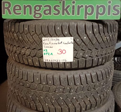 205/55R16 Continental Contact 6 nasta 7mm / 7P2A