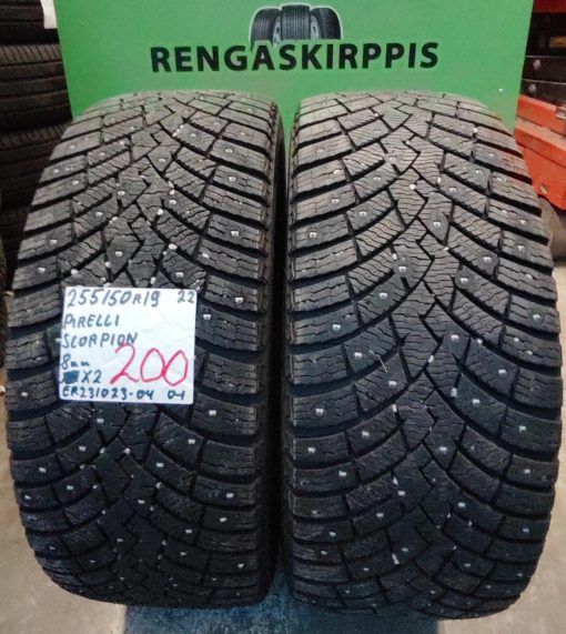 255/50R19 Pirelli Scorpion nasta 8mm / 6-45