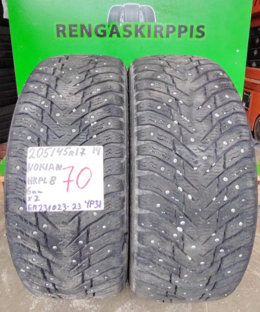 205/45R17 Nokian HKPL 8 nasta 6mm / 4P31