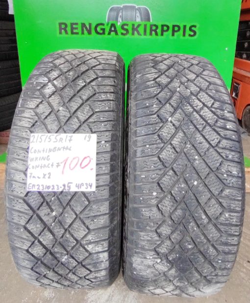 215/55R17 Continental VikingContact 7 kitka 7mm / 4P43