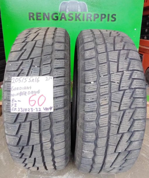205/55R16 Cordiant Winter Drive kitka 8mm / 4V14