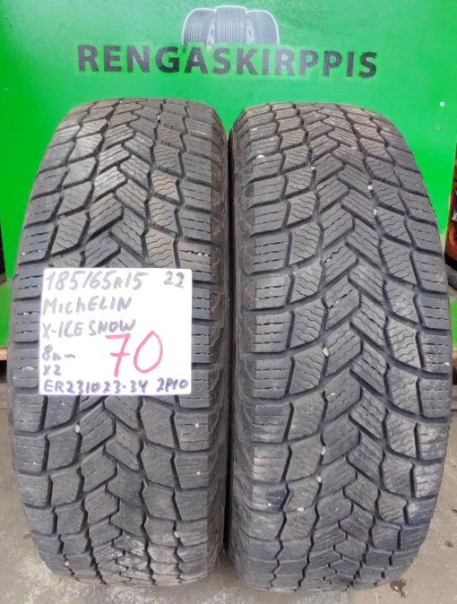 185/65R15 Michelin X-Ice Snow kitka 8mm / K7