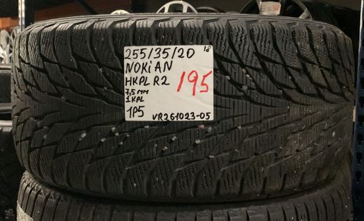 255/35R20 Nokian HKPL R2 kitka 7,5mm / 6P45