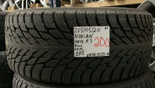 275/45R20 Nokian HKPL R3 kitka 8mm / 3V27