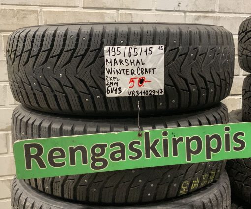 195/65R15 Marshal WinterCraft nasta 7mm / 6V13