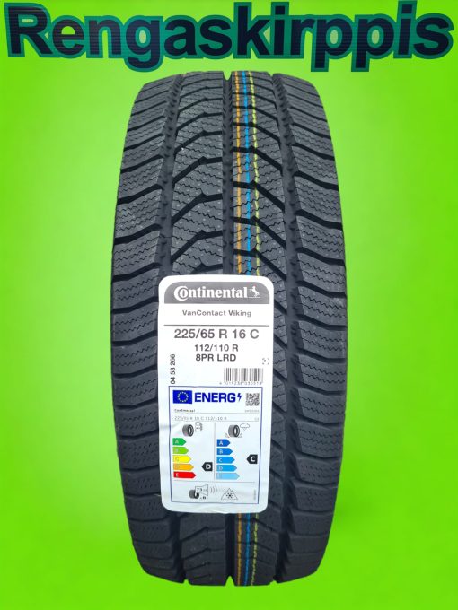 225/65R16C Continental Van Contact Viking 112R C, A 72dB/ kitka