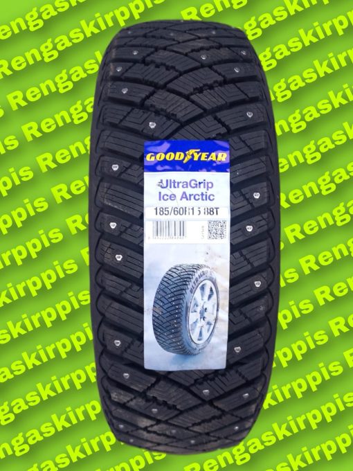 185/60R15 Goodyear UltraGrip Ice Arctic 88T/ nasta