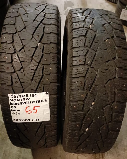 195/70R15c Nokian HKPL C3 nasta 6mm / 1-1A