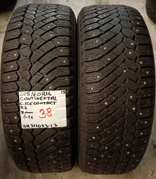 205/60R16 Continental ContiIceContact nasta 7mm / 7mm