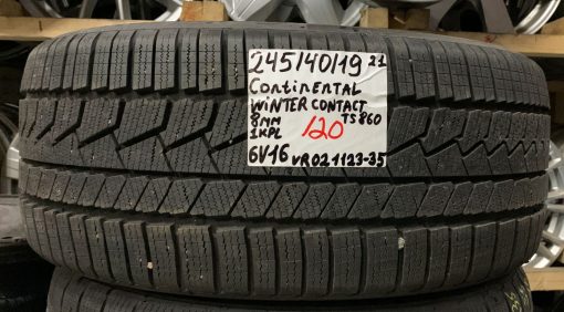 245/40R19 Continental WinterContact TS860 kitka 8mm / 6V16