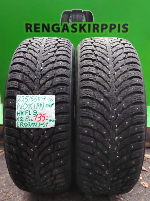 225/55R17 Nokian HKPL 9 nasta 8mm / 4P30