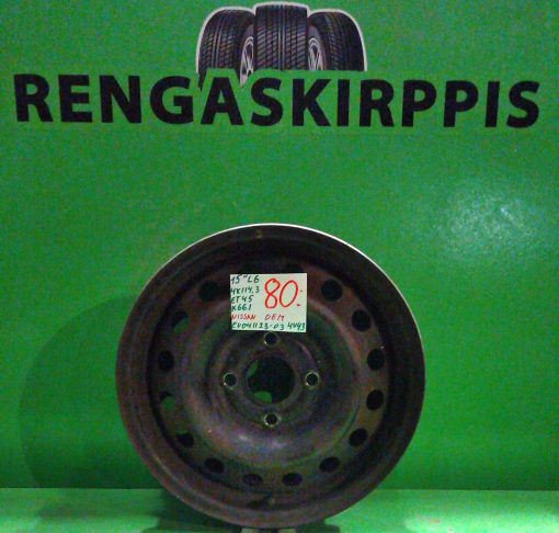 15" 4x114,3 ET45 K66,1 15"x6 Nissan Oem / 4V43