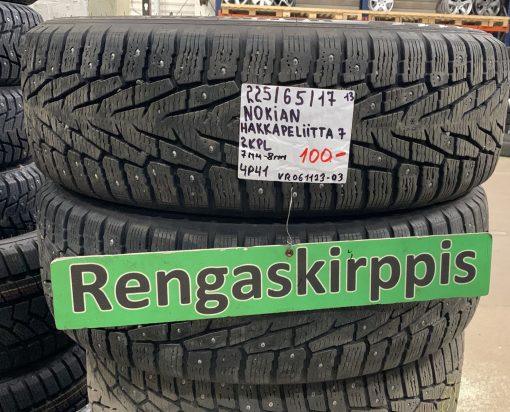 225/65R17 Nokian HKPL 7 nasta 7-8mm / 4P41