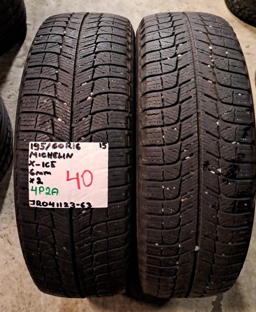 195/60R16 Michelin X-Ice kitka 6mm / 4P2A