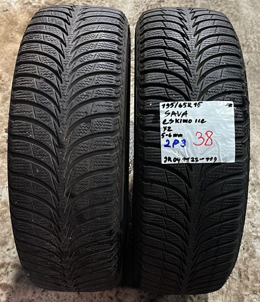 195/65R15 Sava Eskimo Ice kitka 5-6mm / 2P3