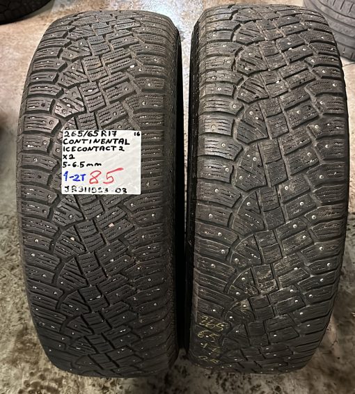 265/65R17 Continental IceContact 2 nasta 5-6,5mm / 1-2T