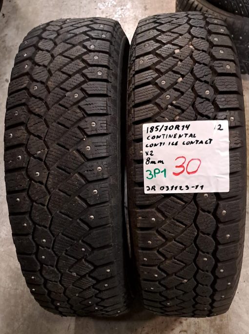 185/70R14 Continental ContiIceContact nasta 8mm / 3P1