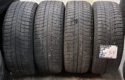 205/55R16 Michelin X-Ice kitka 6-7mm / 4P3