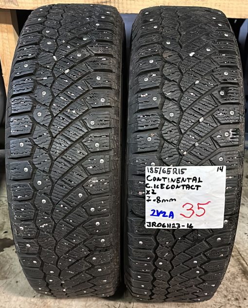 185/65R15 Continental ContiIceContact nasta 7-8mm / 2V2A