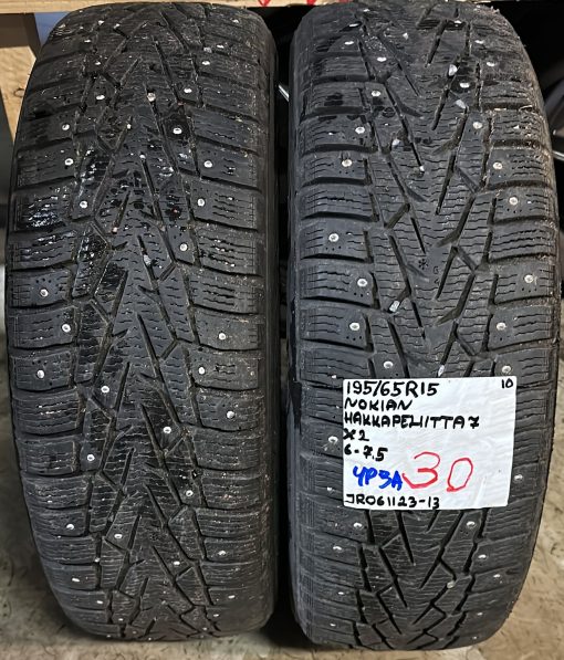 195/65R15 Nokian HKPL 7 nasta 6-7,5mm / 4P3A