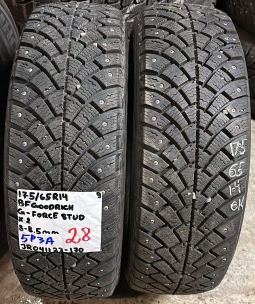 175/65R14 BFGoodrich G-Force Stud nasta 8-8,5mm / 5P3A