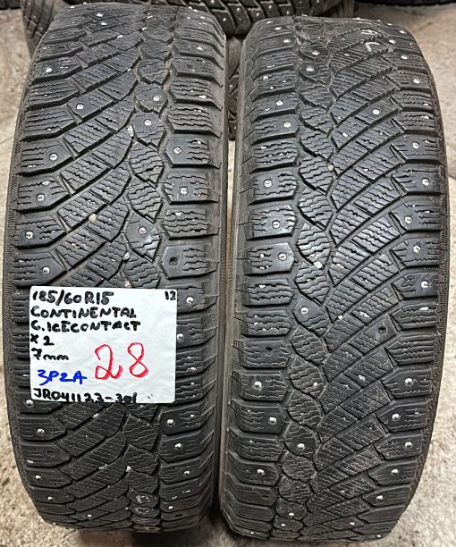 185/60R15 Continental ContiIceContact nasta 7mm / 3P2A