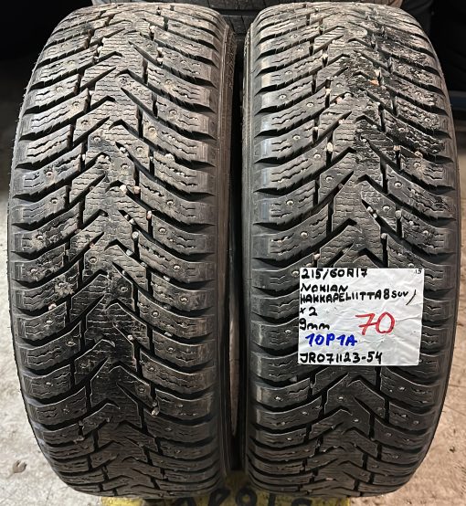 215/60R17 Nokian HKPL 8 SUV nasta 9mm / 10P1A