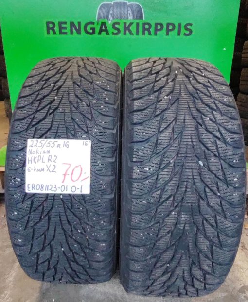 225/55R16 Nokian HKPL R2 kitka 6-7mm / K5