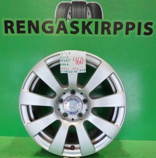 16" 5x112 ET45,5 K66,6 16"x7 Mersu Oem / 4-39