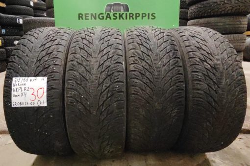 215/55R17 Nokian HKPL R2 kitka 5mm / 0-1