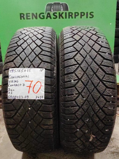 195/65R15 Continental VikingContact 7 kitka 7mm / 2V31