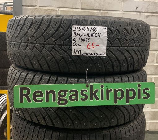215/65R16 BFGoodrich G-Force nasta 7,5mm / 3P11