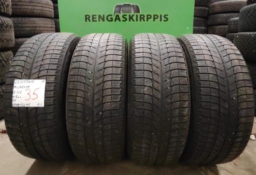 225/55R17 Michelin X-Ice kitka 4-5mm / 0-1