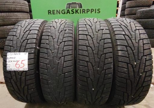 215/70R16 Kumho IZen KW31 kitka 6mm / K4