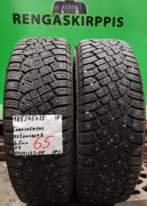 185/65R15 Continental IceContact 2 nasta 6,5mm / 2P11