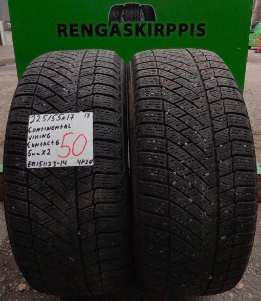 225/55R17 Continental VikingContact 6 kitka 5mm / K9