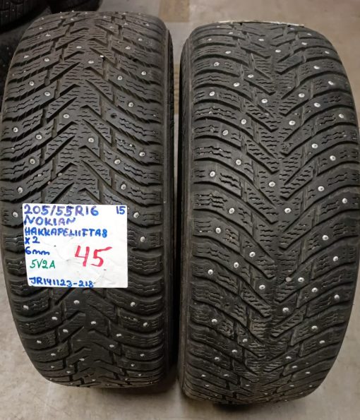 205/55R16 Nokian HKPL 8 nasta 6mm / 5V2A