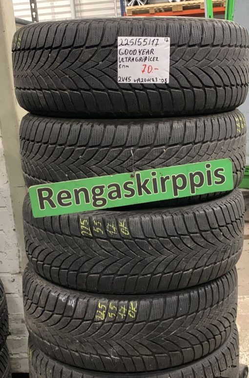 225/55R17 GoodYear UltraGrip Ice 2 kitka 6mm / 2V15
