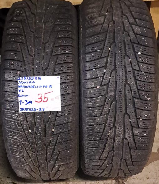 225/55R16 Nokian HKPL R kitka 6mm / 1-3A