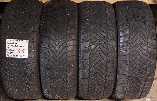 225/55R17 GoodYear UltraGrip Ice 2 kitka 5-5,5mm / 1-3A
