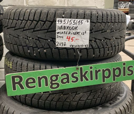 195/55R15 Hankook Winter ICept IZ2 kitka 7mm / 2V37