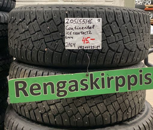 205/55R16 Continental IceContact 2 nasta 6mm / 2P64