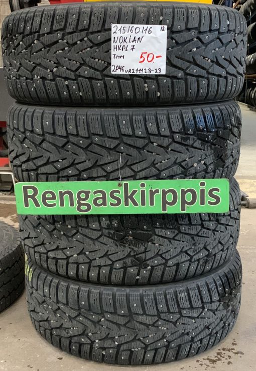 215/60R16 Nokian HKPL 7 nasta 7mm / 2P46