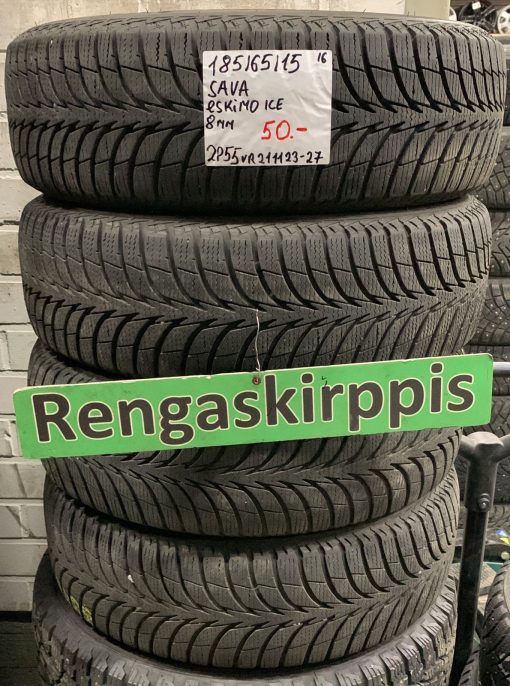 185/65R15 Sava Eskimo Ice kitka 8mm / 2P55