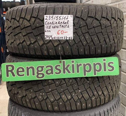 235/55R17 Continental IceContact 2 nasta 6mm / 2P64