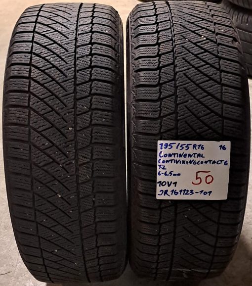 195/55R16 Continental ContiVikingContact 6 kitka 6-6,5mm / 10V1