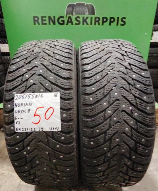 205/55R16 Nokian HKPL 8 nasta 6mm / 4V1