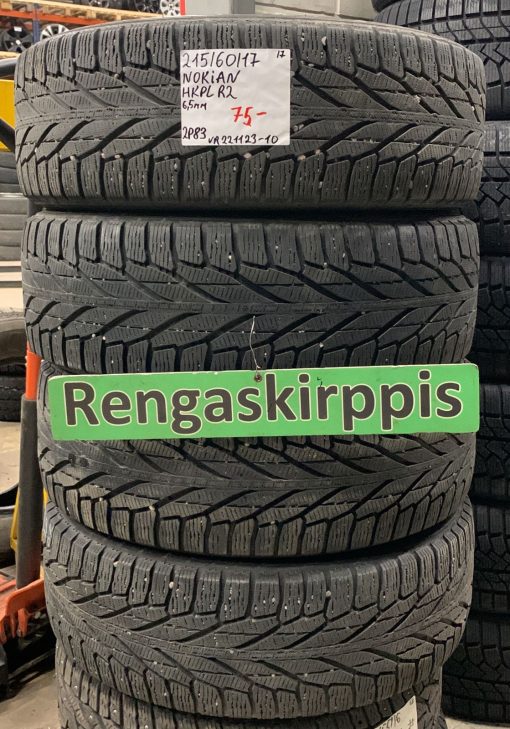 215/60R17 Nokian HKPL R2 kitka 6,5mm / 2P83